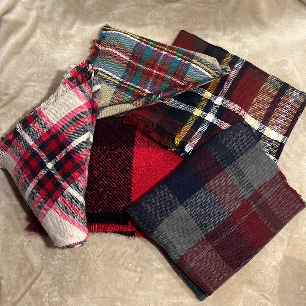 Five scarves